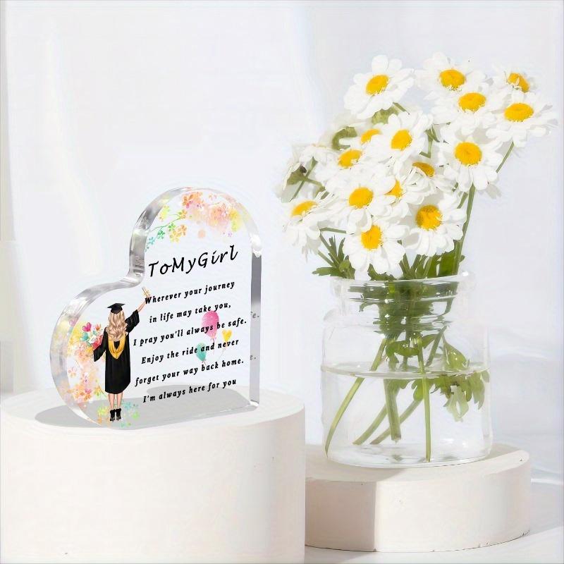 2025 Graduation Gifts for Her: Inspirational Desk Sign. All Grade Levels (College-High-5th-8th), Farewell Gift for Girls.