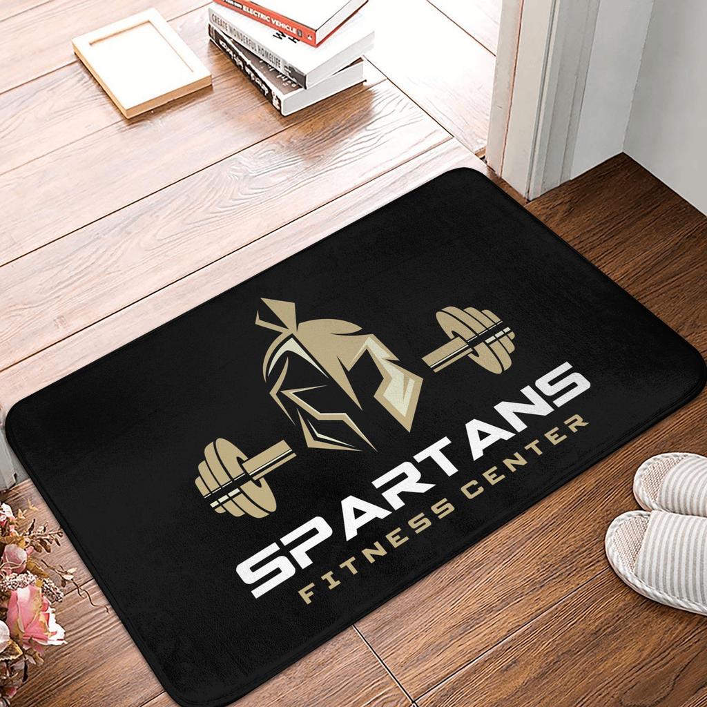 Sparta Spirit Spartan Race Doormat Non-Slip Entrance Kitchen Bathroom Door Floor Mats Living Room Rug Carpet Footpad