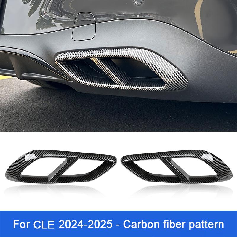 

Для Mercedes Benz C E CLE Coupe W213 W214 W206 W205 C205 C236 Автомобільний глушник вихлопної труби Вихлопна труба Кінцевик Вихлопної труби Зовнішні аксесуари C-CLE 24-25