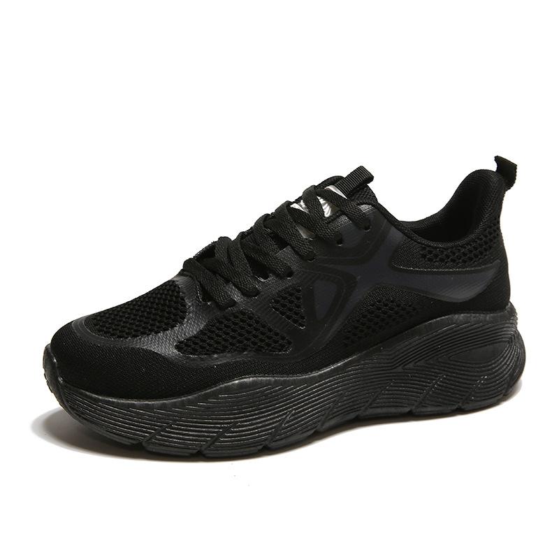 Beliebte Herrenschuhe Frühling und Sommer Fly-Woven neue vielseitige Sport-Freizeit-Laufschuhe mit Höhensohle Jugend Darth Vader Papa-Schuhe