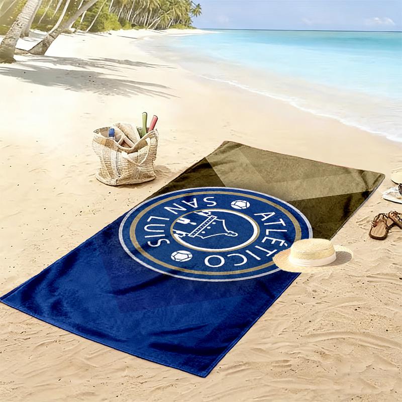 San Luis Atlético Print Beach Towel, Large Soft Quick Dry Towel for Beach Camping Swimming