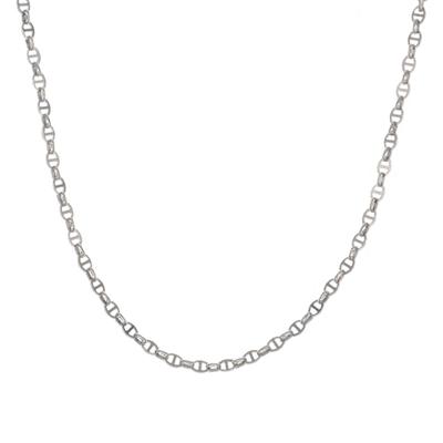 ZIYMU Marine Chain Necklace, Surgical Stainless Steel 316L, Width 6mm/8mm, Length 40cm/45cm/50cm/55cm, Silver, Zm-n04-850