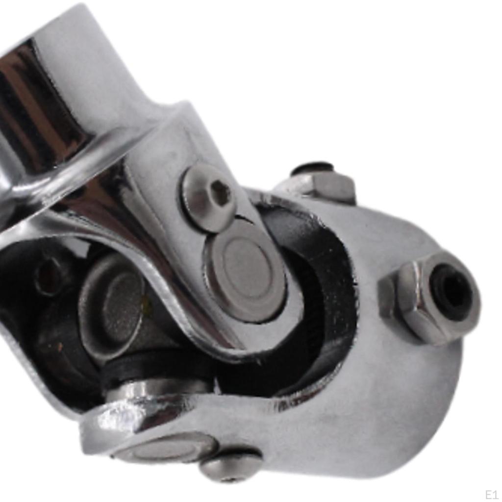 1" DD x 3/4" Steering Shaft Coupler Accessories Sturdy Simple Installation Repair Parts Silvery