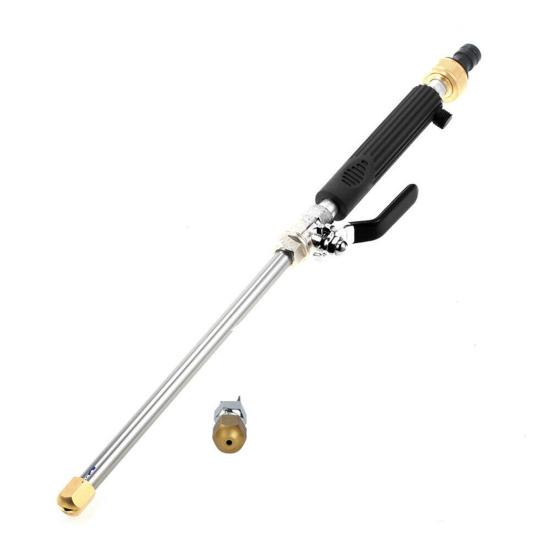 

Универсальный садовый шланг, насадка для мойки высокого давления, струйная насадка, герметичная, простая в использовании, удобная ручка, моечная машина высокого давления. чёрный