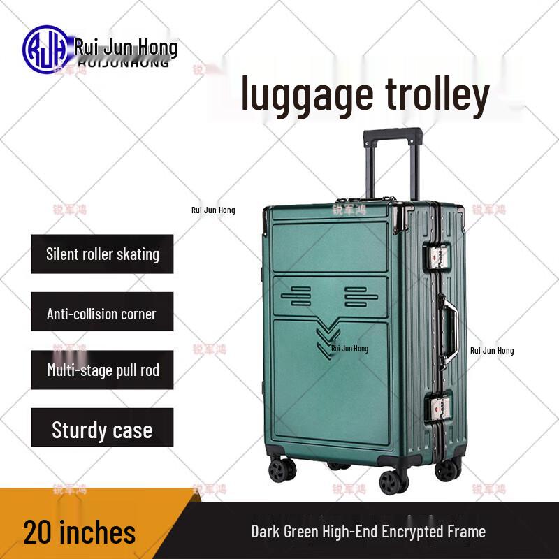Aluminum Frame Spinner Carry-on Luggage