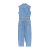 TAOP&ZA Women's Sleeveless Commuting Denim Jumpsuit