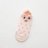 5 Pairs Women's Socks Spring Summer Three-Dimensional Shallow Mouth Cartoon Female Cotton Invisible Japanese Cute Animals Socks