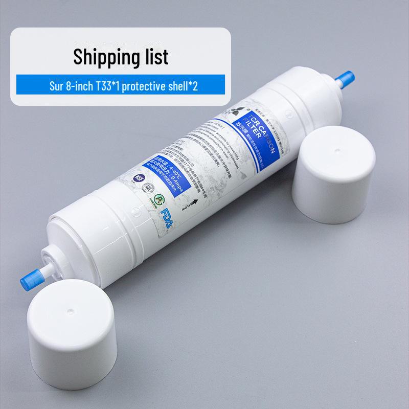 8-inch T33 Coconut Shell Activated Carbon Quick-Connect Water Purifier Accessory