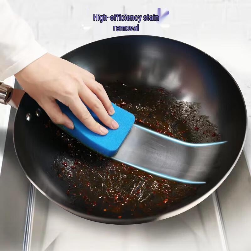 MIAOJIE 12-Pack Multi-Color Kitchen Sponge Scouring Pads