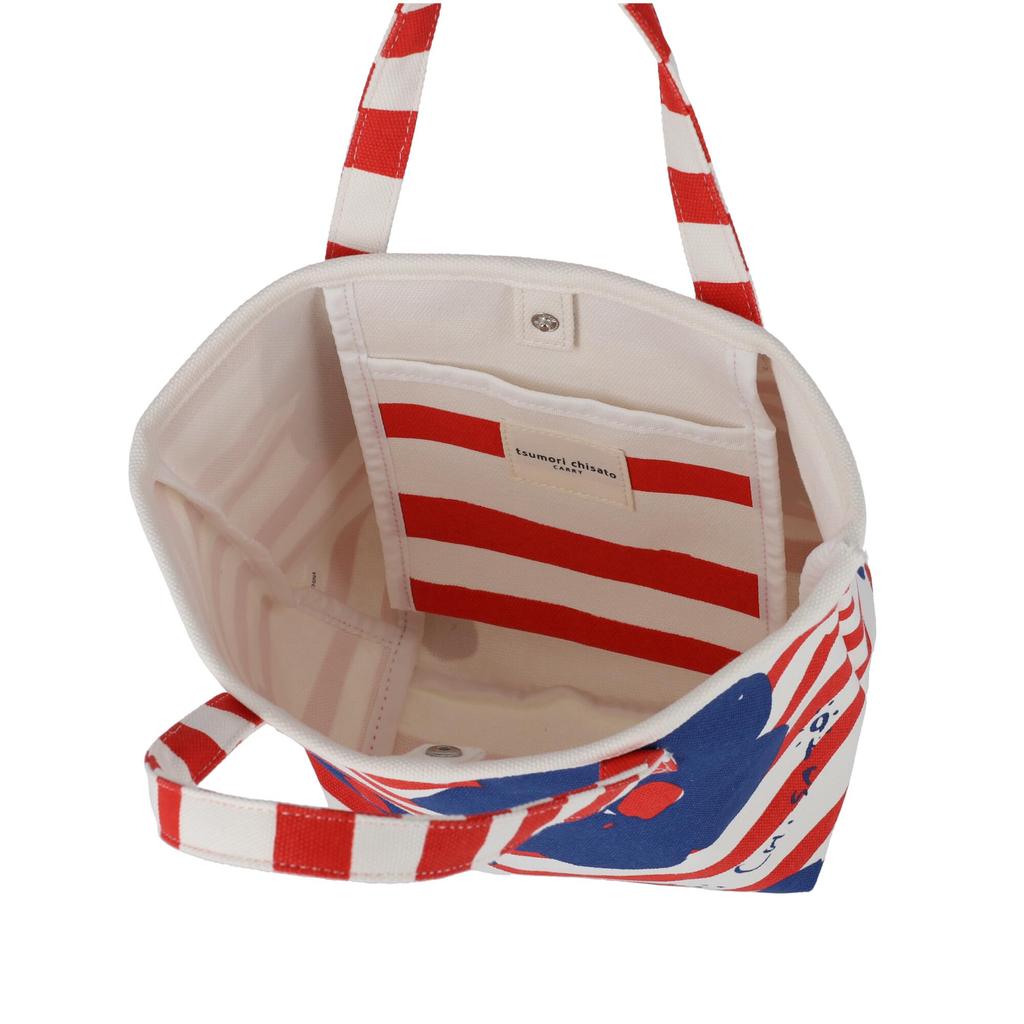 Tsumori Chisato Women's Handbag with Floral Border