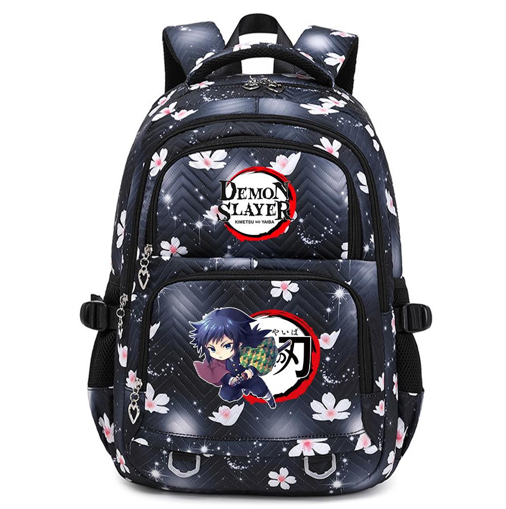 Anime Demon Slayer Backpack Student Teenager BookBag for Boy Girl Schoolbag Women Rucksack Backpack Travel Bag Mochila Escolar
