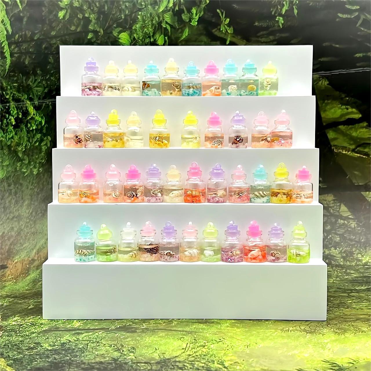 

Luminous Conch Drift Bottle Keychain & DIY Phone Case Pendant Resin