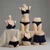 Unisex Torso Mannequin: Female & Male Underwear Display Stand