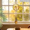 2D Flat Stained Glass Suncatcher, 6.3/7.87 Inch Virgin Mary Stained Glass Suncatcher, Our Lady of Lourdes Window Hanging, Wall Hanging Catholic Home