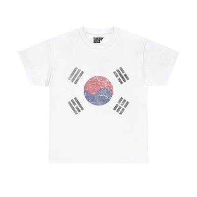 South Korea Retro Graphic Tee Shirt