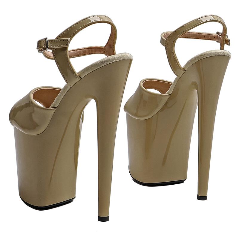 Sexy Women Pole Dance Shoes Pumps Party Club Platform High-heeled Shoes Summer Peep Toe Sandals