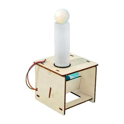 Interactive Suspension Blowing Ball Experiment Set Wood Plastic Metal Construction for Safe Physics Teaching and Home