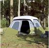 Vidaxl 6-person Camping Tent with LED Light Light Green