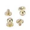 20set Brass Rivets Abrasion Resistance Imitation Gold Luggage Hardware Accessories for Craft Enthusiasts