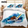 Baseball Duvet Cover  Abstract Ball Sports Baseball Bat Bedding Set Competitive Games Bedroom Decor Queen Polyester Quilt Cover