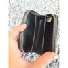 Used Bottega Veneta coin case, coin purse, black, card case, Bottega