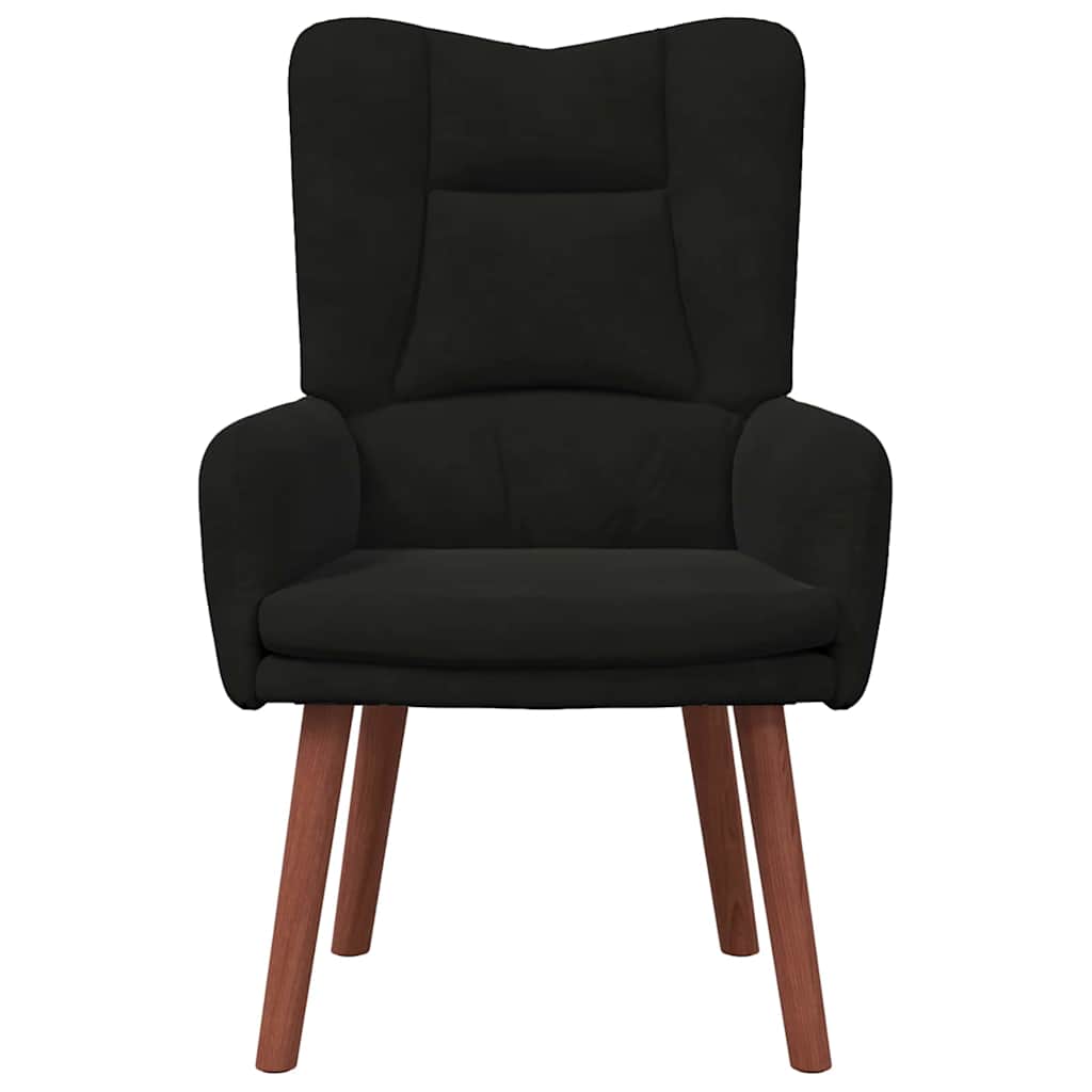 Armchair Black 63 X 67 X 94 Cm Velvet