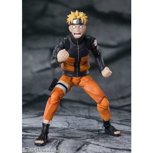 TAMASHII NATIONS S.H.Figuarts NARUTO Shippuden Uzumaki Naruto - The Jinchuriki of the Nine-Tails, Entrusted with Hope - Approximately 145mm PVC & ABS