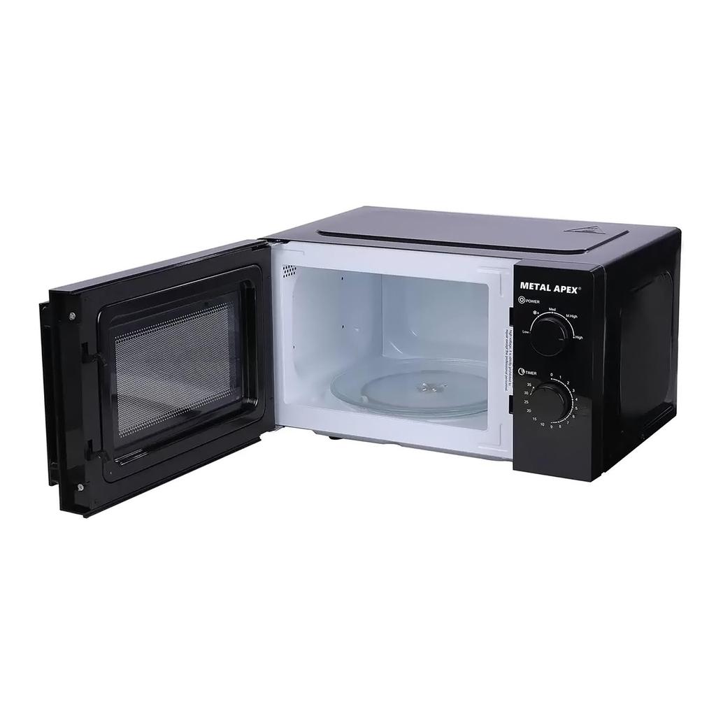 Four à micro-ondes multifonctionnel 20L/25L avec plateau tournant et bouton mécanique