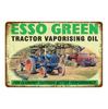 Vintage Farm Tractor Metal Signage Tin Signage Metal Vintage Farmhouse Courtyard Wall Art Decoration Mural Aesthetics Gift