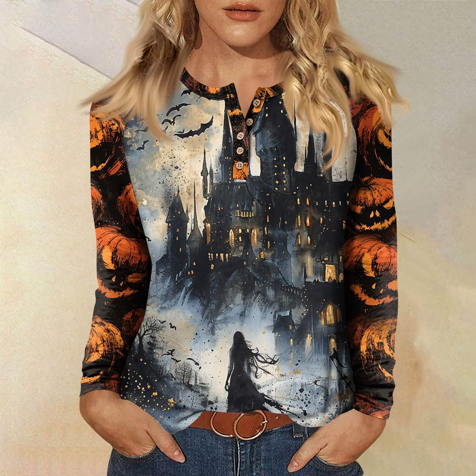 

Женская футболка с принтом, длинный рукав, повседневная мода, базовая, круглый вырез, пуговицы, рукав реглан, топ XL