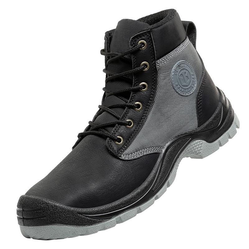 

Men s High-Top Anti-Static Safety Shoes: Anti-Smash, Anti-Puncture, Anti-Odor, Anti-Slip, Wear-Resistant.