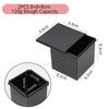 Non Stick Cube Croissant Mini Toast Box Mold Mini Pullman Loaf Pan with Square Lid Perforated Toast Box Water Cube Baking Tool