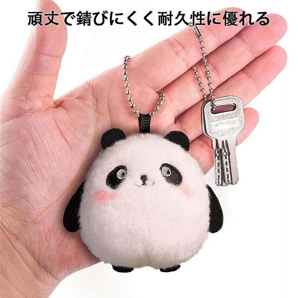 [NIHOOOOH] Ball Chain 12cm 2.4mm with Connector Keychain Chain Silver Findings Craft Accessory Parts 100 Pieces