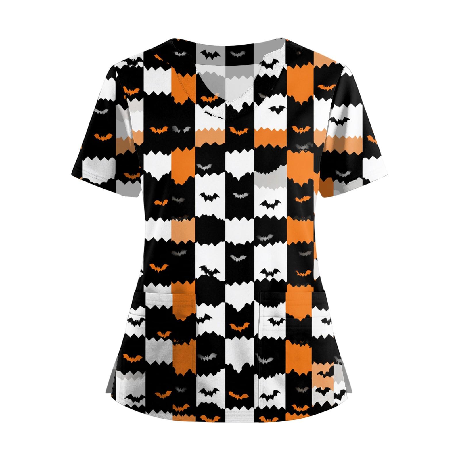 

Women s Short Sleeved Solid Color V-neck Buttonable Side Slit Top T-shirt XXL чорний