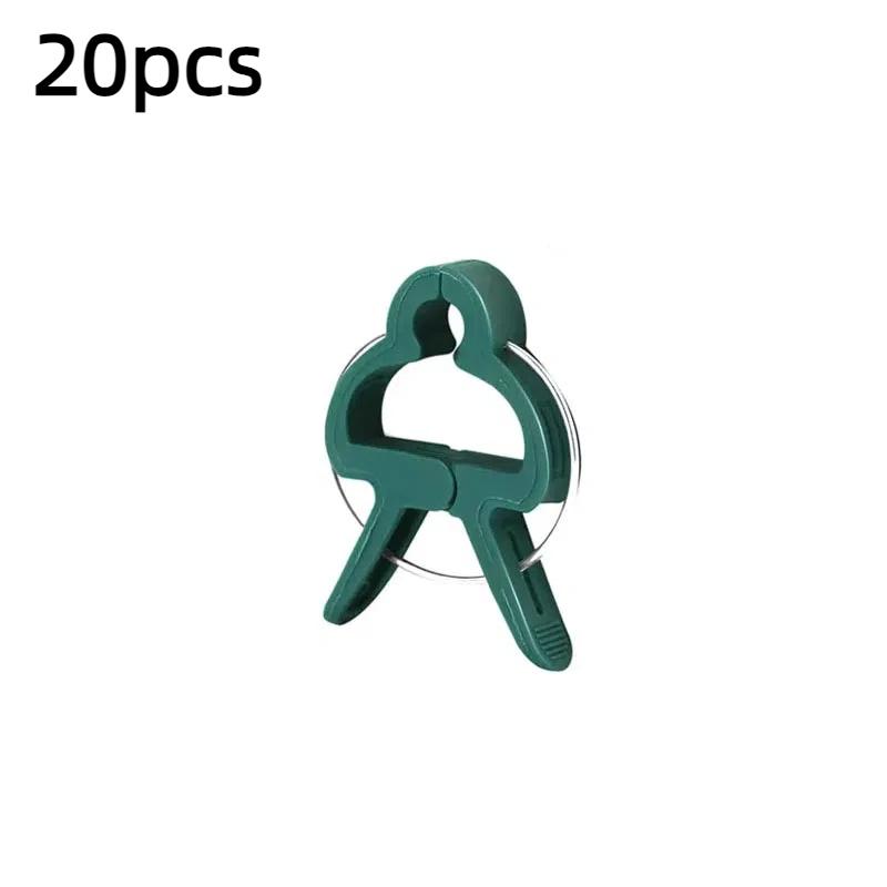 

20Pcs Plant Fixed Clips Reusable Garden Greenhouse Bracket for Fixed Plants Vine Flower Seedling Stem Suppor T Garden Supplies