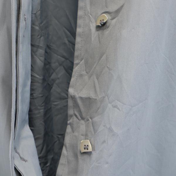 LONDON FOG 70s 80s Vintage Stainless Collar Coat 16 Gray Biggs Women Used