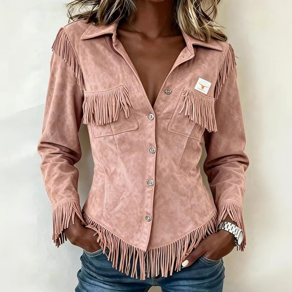 Women's Western Shirt, Slim Fit Long Sleeve Blouse for Casual