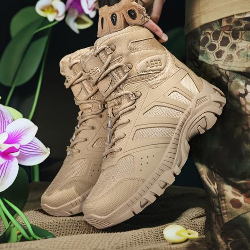 Large Size Outdoor Tactical Boots Men's Training Boots Outdoor Mountaineering Boots Desert Boots Military Boots