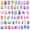 10/25/50 szt. Urocze Kawaii Styl Ins Naklejki na Napoje Graffiti do Bagażu Podróżnego Bidonu Lodówki Telefonu Laptopa Scrapbookingu