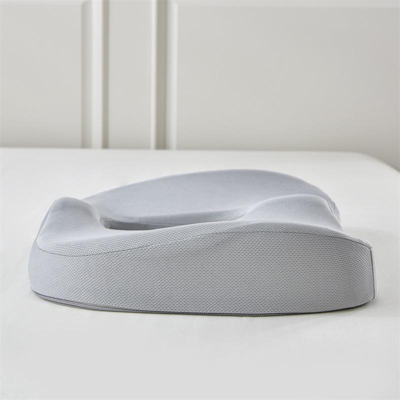 Ergonomic Memory Foam Hollow Office Seat Cushion for Hemorrhoid Relief, Buttock Support and Student Use - Made of Durable