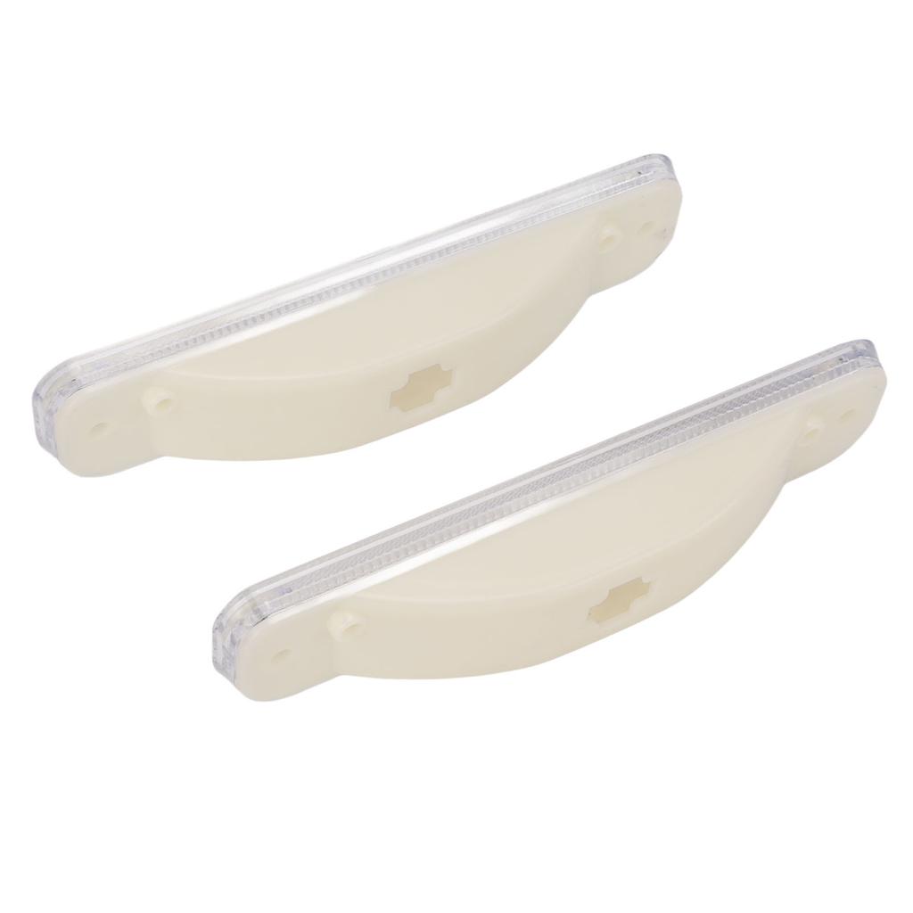 Pair Front Signal Side Marker Light Cover Lens 6270434 Replacement for Pickup Truck 1973‑1980