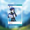 Game Yuanshen HoYoFair Acrylic Stand Scaramouche Brooch Badge Transparent Card Wanderer Balladeer Furina Decor Ornament Gifts