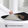 Egyptian Mythology Black Cat Doormat Kitchen Entrance Home Floor Mat Non-slip Carpet Rug for Bathroom Footpad Mats