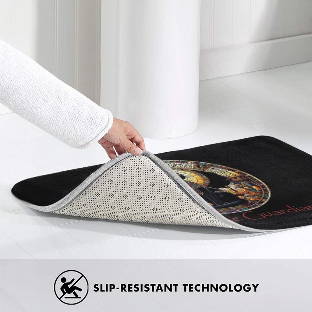 Egyptian Mythology Black Cat Doormat Kitchen Entrance Home Floor Mat Non-slip Carpet Rug for Bathroom Footpad Mats