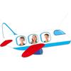 Airplane Birthday Party Decorations Plane Themed Photo Booth Props Aviation Airplane Shaped Banner Aircraft Picture Frame for Kids Baby Shower