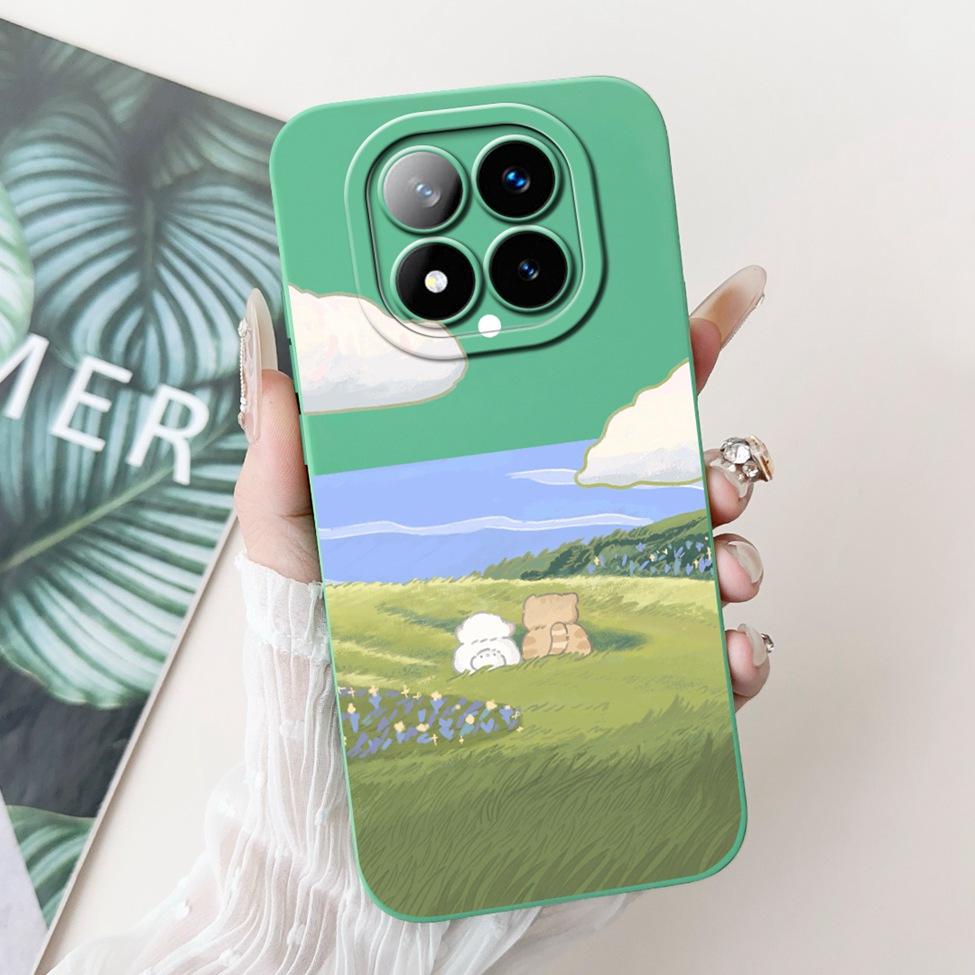 For Redmi Note 14 Pro+ 5G Cover For Redmi Note 14 Pro Plus 5G Case Silicone Cute Cartoon Luxury Fashion Shockproof Bumper Funda