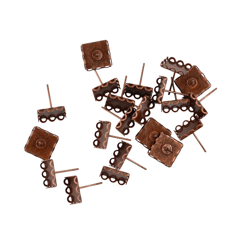 

20 шт. DIY серьги-гвоздики с кабошоном, безель, серьги, серебро 10mm