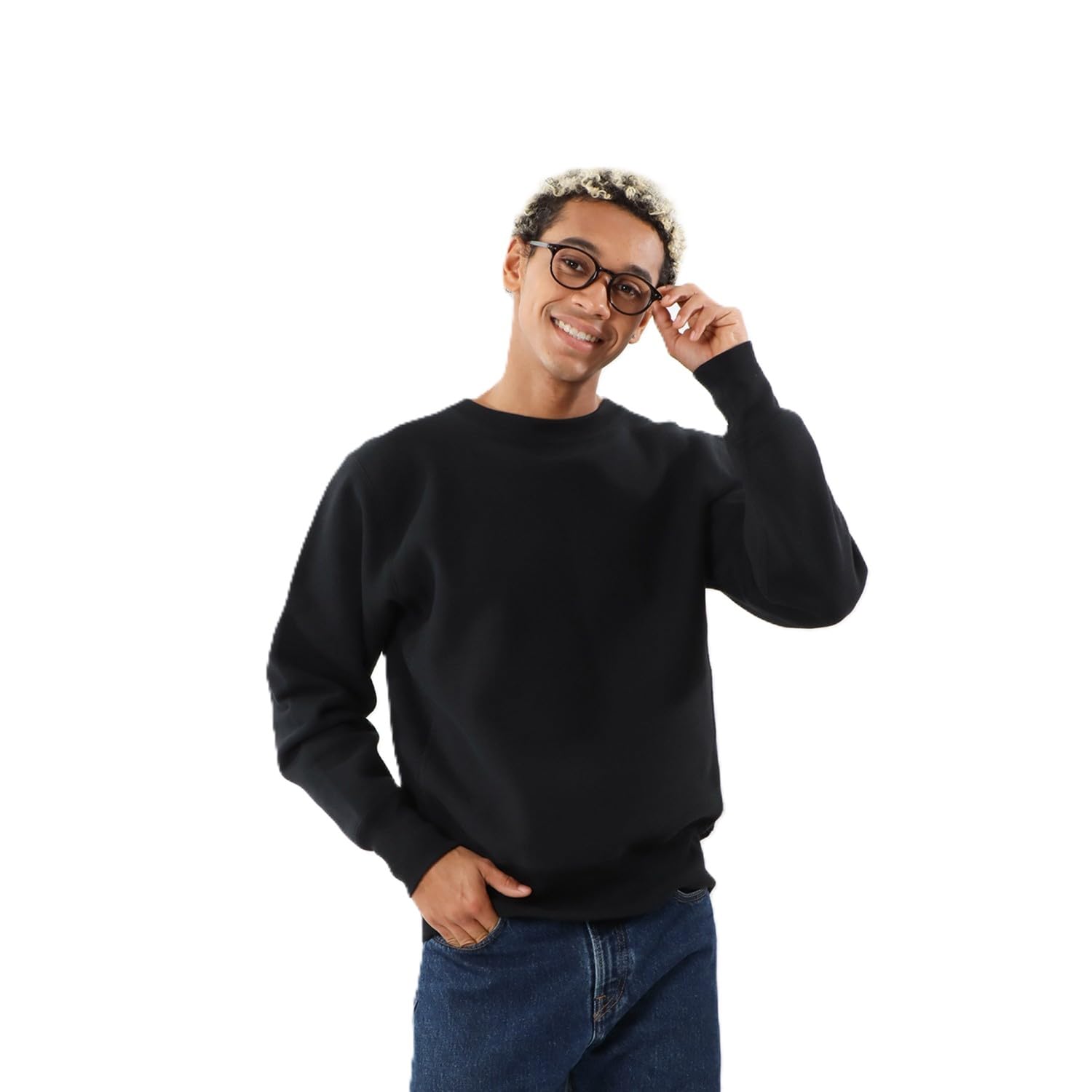 

Champion Reverse Crew Neck Long Sleeve 11.5oz Weave® Sweatshirt, C3-Y032-090-XXL чорний