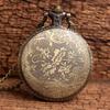 Spider-Man Retro Pocket Watch Men'S And Women'S Trend Bronze Flip Watch Couple Student Decorative Lanyard Watch Men'S