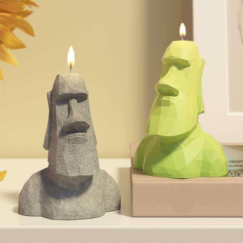 3D Art Statue Silicone Candle Molds for Candle Soap Gypsum Decoration Epoxy Resin Silicone Molds Fondant Silicone Molds